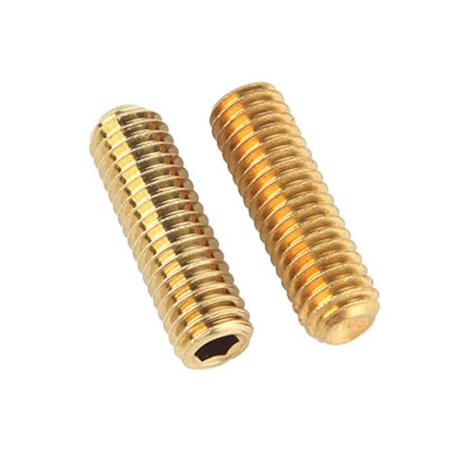 MOOPW Socket Cap Set Screws Brass Cup Point Hex Headless Grub Screw Allen Knobs M2 M2.5 M3 M4 M5 M6 M8 M10 M12 MOOPW Socket Cap Set Screws Brass Cup Point Hex Headless Grub Screw Allen Knobs M2 M2.5 M3 M4 M5 M6 M8 M10 M12 von MOOPW