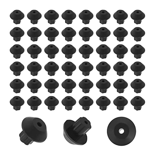 MOOTVGOO 48 Stück WB2K101 Range Brenner Rost Gummifüße, Gummi-Stoßstangen, Gasherd Rost Pad Set Ersatz für GE, Hot-Point, Ken-More, Ersatz WB02T10461, AP 2622260, PS241358, 247410 von MOOTVGOO