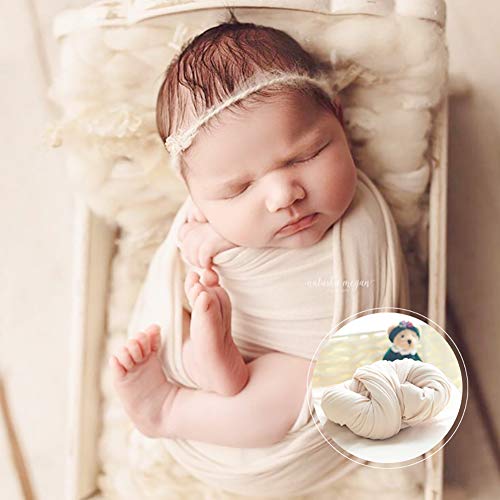 Newborn Wrap, DIY neugeborenes Foto Prop Stretch Wraps, Neugeborenen Fotografie Wrap Foto Decke, Fotografie Wrap für Baby, Baby Swaddle Fotografie Hintergrund von MOOUK