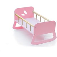 MOOVER Toys - Holz Puppenwiege / Puppenbett in rosa MOOVER Toys - Holz Puppenwiege / Puppenbett in rosa von MOOVER Toys