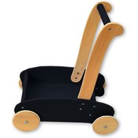 MOOVER Toys - LINE Lauflernwagen Holz (schwarz) / baby walker schwarz von MOOVER Toys