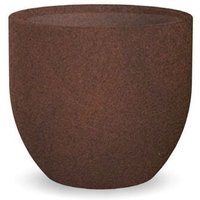 AZALEA 50 Runder Blumenkasten für den Innen- und Außenbereich Für Pflanzen und Blumen Sehr wetterbeständig. Hergestellt aus Polyethylen in Spanien von MOOVERE