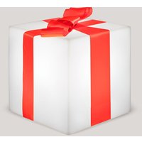 Gifty 40 Leuchtwürfel. Weihnachtsdekoration in Form eines Geschenks. Solaraufladung und wiederaufladbare Batterie. RGB-Licht mit Fernbedienung. Gifty 40 Leuchtwürfel. Weihnachtsdekoration in Form eines Geschenks. Solaraufladung und wiederaufladbare Batterie. RGB-Licht mit Fernbedienung. von MOOVERE