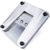 MOOVI Systemhalter, BxHxL: 12 x 2,2 x 12 cm, silber - silberfarben von MOOVI
