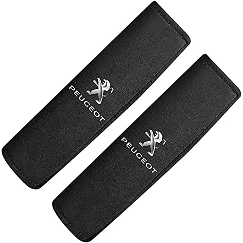 2 Stück Auto Gurtpolster für Peugeot 2008 208 308 408 508 108 207 307 407 507 107 206 306, PU-Leder Sicherheitsgurt Kissen Schulterpolster Gurtschoner, Komfortablem Polsterung für Sitzgurt im Auto 2 Stück Auto Gurtpolster für Peugeot 2008 208 308 408 508 108 207 307 407 507 107 206 306, PU-Leder Sicherheitsgurt Kissen Schulterpolster Gurtschoner, Komfortablem Polsterung für Sitzgurt im Auto von MOOWI