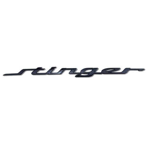 3D Metall Auto Aufkleber für Kia Stinger GT, Selbstklebend Logo Emblem Badge Abzeichen für Heckklappe Kofferraum, Chrom Autoaufkleber zubehör, Black 3D Metall Auto Aufkleber für Kia Stinger GT, Selbstklebend Logo Emblem Badge Abzeichen für Heckklappe Kofferraum, Chrom Autoaufkleber zubehör, Black von MOOWI