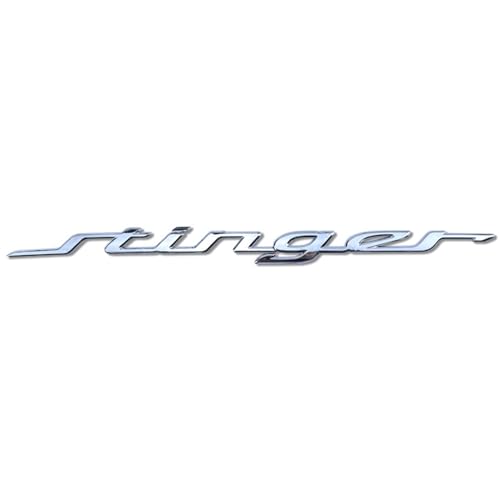 3D Metall Auto Aufkleber für Kia Stinger GT, Selbstklebend Logo Emblem Badge Abzeichen für Heckklappe Kofferraum, Chrom Autoaufkleber zubehör,Silver 3D Metall Auto Aufkleber für Kia Stinger GT, Selbstklebend Logo Emblem Badge Abzeichen für Heckklappe Kofferraum, Chrom Autoaufkleber zubehör,Silver von MOOWI