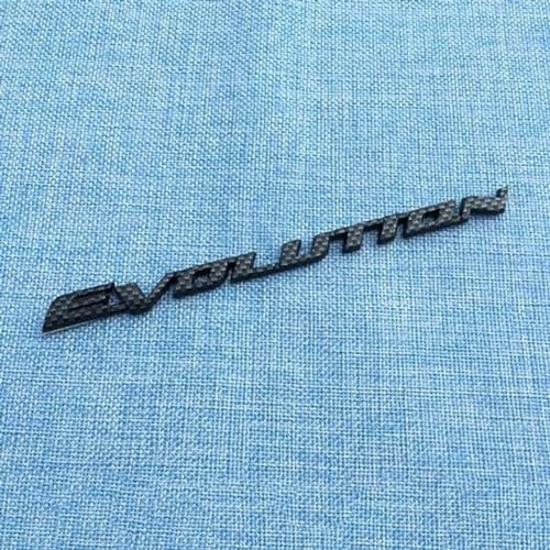 3D Metall Auto Aufkleber für Mitsubishi Lancer-EX Evolution, Selbstklebend Logo Emblem Badge Abzeichen für Heckklappe Kofferraum, Chrom Autoaufkleber zubehör,Black 3D Metall Auto Aufkleber für Mitsubishi Lancer-EX Evolution, Selbstklebend Logo Emblem Badge Abzeichen für Heckklappe Kofferraum, Chrom Autoaufkleber zubehör,Black von MOOWI