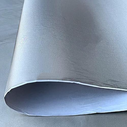 MOOWI Schutztuch Faraday-Stoffe Selbstklebender leitfähiger Kupfer-Nickel-Stoff EMF Swipe, EMI-Isolation Faraday-Tapetenstoffe Textilien(1x1.07m) von MOOWI