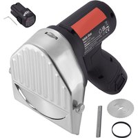 Elektrisches Shawarma-Messer von , 80-W-Akku, professioneller türkischer Kreiselschneider, Edelstahl, 2 Klingen, Φ4'/100 mm, 0 - 8 mm verstellbar, Elektrisches Shawarma-Messer von , 80-W-Akku, professioneller türkischer Kreiselschneider, Edelstahl, 2 Klingen, Φ4'/100 mm, 0 - 8 mm verstellbar, von MOPHORN