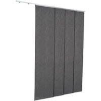 Flächenvorhänge mit ausziehbarer Schiene von 116 cm bis 218 cm Breite, individuell zuschneidbar bis zu einer Höhe von 243 cm, Flächenvorhänge mit ausziehbarer Schiene von 116 cm bis 218 cm Breite, individuell zuschneidbar bis zu einer Höhe von 243 cm, von MOPHORN