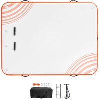 Mophorn - 10 x 8 Fuß aufblasbares Schwimmdock, rutschfeste Wasserplattform, tragbare Tragetasche und abnehmbare Leiter, schwimmendes Inselfloß für Mophorn - 10 x 8 Fuß aufblasbares Schwimmdock, rutschfeste Wasserplattform, tragbare Tragetasche und abnehmbare Leiter, schwimmendes Inselfloß für von MOPHORN
