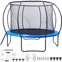 Mophorn - 10ft Trampolin, 330 lbs Tragkraft, mit Sicherheitsnetz, Leiter und gebogener Stange. Strapazierfähig mit Sprungmatte und Federpolsterung. von MOPHORN