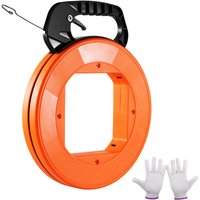 Mophorn 120 ft Einziehband, 1/8-Zoll-Stahldrahtzieher, flexibles Kabelwerkzeug, optimiertes Gehäuse und Griff, nicht leitend, elektrische Leitung von MOPHORN