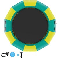 Mophorn 12ft aufblasbares Wassertrampolin, Schwimmplattform-Hüpfspielzeug für Pool & See, Schwimmspaß im Freien, strapazierfähiges PVC-Material Mophorn 12ft aufblasbares Wassertrampolin, Schwimmplattform-Hüpfspielzeug für Pool & See, Schwimmspaß im Freien, strapazierfähiges PVC-Material von MOPHORN