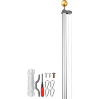 Mophorn 20ft Abnehmbarer Fahnenmast-Bausatz, Robuster Fahnenmast-Bausatz aus Aluminiumlegierung für den Außenbereich, 3 Modi mit Expertenzubehör, Mophorn 20ft Abnehmbarer Fahnenmast-Bausatz, Robuster Fahnenmast-Bausatz aus Aluminiumlegierung für den Außenbereich, 3 Modi mit Expertenzubehör, von MOPHORN