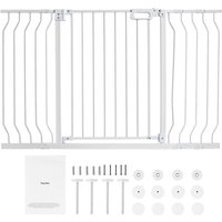 Mophorn 29,5"-53" extra breites Babyschutzgitter, 30" hohes Hundeschutzgitter für Treppen und Türen, automatisch schließendes Sicherheitsgitter für Mophorn 29,5"-53" extra breites Babyschutzgitter, 30" hohes Hundeschutzgitter für Treppen und Türen, automatisch schließendes Sicherheitsgitter für von MOPHORN