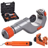 Mophorn 3-teiliges Rohrschneider-Set – Hochleistungs-Rohrschneider 3/16"-2" Außendurchmesser, Mini-Rohrschneider 1/8"-7/8" und Entgratungswerkzeug, von MOPHORN