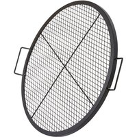 Mophorn 30 Zoll runder X-Marks Feuerstellen-Grillrost schwarz, robuster Stahl, tragbar mit Griff für Camping, Grillen, Partys im Freien Mophorn 30 Zoll runder X-Marks Feuerstellen-Grillrost schwarz, robuster Stahl, tragbar mit Griff für Camping, Grillen, Partys im Freien von MOPHORN