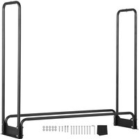 4.3FT Outdoor-Kaminholzregal mit 600D Oxford wasserdichte Abdeckung, 52x14.2x46.1 in, Heavy Duty Log Halter für Kamin, Terrasse, Indoor/Outdoor von MOPHORN