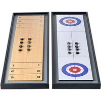 Mophorn 45" 2-in-1 Shuffleboard & Curling Tischset - Familienspaß überall Dieses tragbare 45"-Set von Mophorn kombiniert Shuffleboard und Curling. von MOPHORN