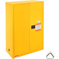 Mophorn - 45 Gal Sicherheitsschrank für brennbare Flüssigkeiten – 42,9 x 18,1 x 65,2 Zoll, Gelb. Aus kaltgewalztem Stahl, Lagerschrank für brennbare Mophorn - 45 Gal Sicherheitsschrank für brennbare Flüssigkeiten – 42,9 x 18,1 x 65,2 Zoll, Gelb. Aus kaltgewalztem Stahl, Lagerschrank für brennbare von MOPHORN