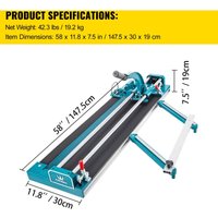 47 Zoll/1200 mm manueller Fliesenschneider mit Doppelschiene, 3/5 Zoll Kappe mit präziser Laserpositionierung, Fliesenschneider-Werkzeuge für 47 Zoll/1200 mm manueller Fliesenschneider mit Doppelschiene, 3/5 Zoll Kappe mit präziser Laserpositionierung, Fliesenschneider-Werkzeuge für von MOPHORN