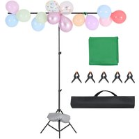 Mophorn - 5 x 6,5 ft verstellbarer Hintergrundständer, tragbar mit 3 Querstangen, robuster Projektionsleinwandständer, für Hochzeiten, Fotostudios Mophorn - 5 x 6,5 ft verstellbarer Hintergrundständer, tragbar mit 3 Querstangen, robuster Projektionsleinwandständer, für Hochzeiten, Fotostudios von MOPHORN