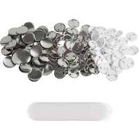 500 Sets 1,25 Zoll Pinback-Buttonteile, 32 mm diy runde Buttonteile für Buttonmaker-Maschine, inkl. Metalldeckel, Kunststoff-/Metallknopf, 500 Sets 1,25 Zoll Pinback-Buttonteile, 32 mm diy runde Buttonteile für Buttonmaker-Maschine, inkl. Metalldeckel, Kunststoff-/Metallknopf, von MOPHORN