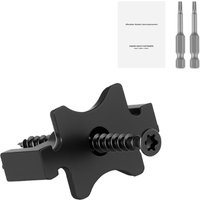 Mophorn 500x verdeckte Befestigungen, Abstandshalter für Terrassendielen, universelle T-Clips aus Verbundmaterial & Kunststoffbefestigungen mit Mophorn 500x verdeckte Befestigungen, Abstandshalter für Terrassendielen, universelle T-Clips aus Verbundmaterial & Kunststoffbefestigungen mit von MOPHORN