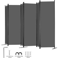 Mophorn 6-teiliger Raumteiler, faltbarer Sichtschutz, tragbare Trennwand zur Raumtrennung, freistehende Trennwand für Büro, Schlafzimmer, Mophorn 6-teiliger Raumteiler, faltbarer Sichtschutz, tragbare Trennwand zur Raumtrennung, freistehende Trennwand für Büro, Schlafzimmer, von MOPHORN