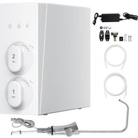 Mophorn - 600 gpd 8-stufiges Durchlauferhitzer-Umkehrosmosesystem, NSF-zertifizierter Untertisch-Wasserfilter, TDS-Reduzierung, Mophorn - 600 gpd 8-stufiges Durchlauferhitzer-Umkehrosmosesystem, NSF-zertifizierter Untertisch-Wasserfilter, TDS-Reduzierung, von MOPHORN