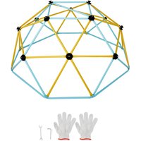 Mophorn 6FT Kletterkuppel, geometrisches Klettergerüst, Spielzentrum, trägt 600 Pfund für Kinder von 3-9, einfache Montage. Ideal für das Spielen im von MOPHORN