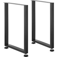 Mophorn - 711,2 mm verstellbare Möbelbeine,2er-Set–robuste Schreibtisch-/Tischbeine aus verstärktem Stahl für das Heimwerkerbüro,maximale Belastung von MOPHORN