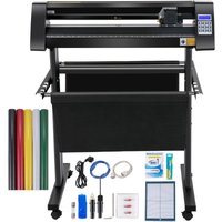 Mophorn - 720 mm Vinylschneider, LED-Bildschirmplotter mit halbautomatischem optischem Auge, kompatibel mit SignMaster-Software, Windows-System, von MOPHORN
