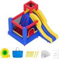 Mophorn Aufblasbares Hüpfburg-System von, 348 x 259 x 231 cm, Outdoor-Spielhaus-Trampolin mit Rutsche und Gebläse, Hüpfburg für den Garten der Mophorn Aufblasbares Hüpfburg-System von, 348 x 259 x 231 cm, Outdoor-Spielhaus-Trampolin mit Rutsche und Gebläse, Hüpfburg für den Garten der von MOPHORN