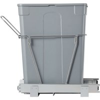 Mophorn Ausziehbarer Mülleimer 35 Qt für Küchenschränke, Unterbau-Abfallbehälter mit stabilem Vollauszug-Schiebesystem aus Metall und praktischem von MOPHORN