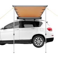Mophorn Auto-Seitenmarkise, 4,6'x6,6' Schattenabdeckung, PU3000mm UV50+ einziehbare Markise mit wasserdichter Tasche, perfekt für LKW, SUV, Van und Mophorn Auto-Seitenmarkise, 4,6'x6,6' Schattenabdeckung, PU3000mm UV50+ einziehbare Markise mit wasserdichter Tasche, perfekt für LKW, SUV, Van und von MOPHORN