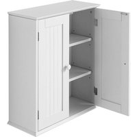 Mophorn Badezimmer-Wandschrank mit 3 Ebenen, 2 Türen und verstellbaren Regalen, ideal zur Wandmontage über der Toilette oder als Hängeschrank für Mophorn Badezimmer-Wandschrank mit 3 Ebenen, 2 Türen und verstellbaren Regalen, ideal zur Wandmontage über der Toilette oder als Hängeschrank für von MOPHORN