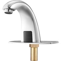 Mophorn Berührungsloser Waschtischhahn (verchromtes Silber) für Badezimmer, automatischer Wasserhahn mit Sensor und einstellbarer Temperatur, von MOPHORN