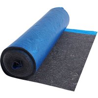 Mophorn Bodenunterlagenrolle, 9,3 m² Deckkraft, 3 mm dicke Polsterung mit integrierter Dampfsperre, strapazierfähige Faser + PE-Folie, Mophorn Bodenunterlagenrolle, 9,3 m² Deckkraft, 3 mm dicke Polsterung mit integrierter Dampfsperre, strapazierfähige Faser + PE-Folie, von MOPHORN