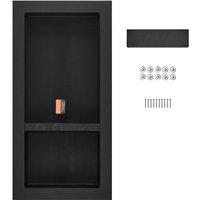 Dusche Nische bereit für Fliesen, 40,64 x 81,28 cm Double Shelf Organizer, quadratische Ecken vertiefte Wand Nische, versiegelte Schutz für moderne von MOPHORN