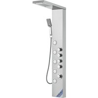 Mophorn - Duschpaneelsystem,Duschpaneelturm mit 4 Duschmodi,Regenfall,Wasserfall,5 Ganzkörper-Massagedüsen und Handbrause mit 3 Einstellungen und Mophorn - Duschpaneelsystem,Duschpaneelturm mit 4 Duschmodi,Regenfall,Wasserfall,5 Ganzkörper-Massagedüsen und Handbrause mit 3 Einstellungen und von MOPHORN