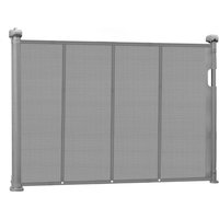 Mophorn Einziehbares Babygitter (87 cm hoch, ausziehbar bis 140 cm breit) für Kinder und Haustiere, Netzdesign, Schutzgitter für Treppen, Türen, von MOPHORN