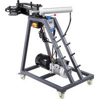 Mophorn - Elektrische Rohrbiegemaschine von – 750-W-Kraftpaket mit 6-l-Hydraulikzylinder, beweglicher Rohrbieger mit Rollen, maximaler Biegewinkel von MOPHORN