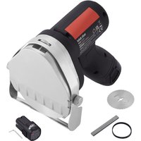 Mophorn - Elektrisches Shawarma-Messer von, 80 w kabellos, professioneller türkischer Gyro-Schneider aus Edelstahl, 2 Klingen, Φ4'/100 mm, 0 - 8 mm Mophorn - Elektrisches Shawarma-Messer von, 80 w kabellos, professioneller türkischer Gyro-Schneider aus Edelstahl, 2 Klingen, Φ4'/100 mm, 0 - 8 mm von MOPHORN