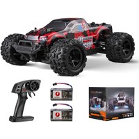 Mophorn Ferngesteuertes Auto, RC-Auto im Maßstab 1:18, Geländegängiger 4WD-Offroad-Monstertruck mit 36 km/h Hochgeschwindigkeit, mit 45° Wheelie, 2 Mophorn Ferngesteuertes Auto, RC-Auto im Maßstab 1:18, Geländegängiger 4WD-Offroad-Monstertruck mit 36 km/h Hochgeschwindigkeit, mit 45° Wheelie, 2 von MOPHORN