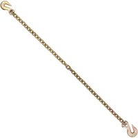 Mophorn - G80 Transport-Binderkette, 5/16' x 10,3', Abschleppkette mit Gabelkopf-Greifhaken, 4900 lbs swl, Schwerlastanhänger, Holzernte, von MOPHORN