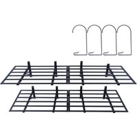 Garagenregale, 2er-Pack, 6 x 2 Fuß, robuste, wandmontierte Garagenregale. Gesamttragfähigkeit: 1600 lbs. Ideale schwebende Garagenregale für Garagenregale, 2er-Pack, 6 x 2 Fuß, robuste, wandmontierte Garagenregale. Gesamttragfähigkeit: 1600 lbs. Ideale schwebende Garagenregale für von MOPHORN
