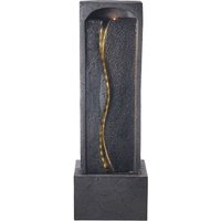 Mophorn Gartenbrunnen für den Außenbereich, 98 cm hoch, moderner Wasserfall mit LED-Beleuchtung und Pumpe, ideal für Garten, Terrasse, Hinterhof, Mophorn Gartenbrunnen für den Außenbereich, 98 cm hoch, moderner Wasserfall mit LED-Beleuchtung und Pumpe, ideal für Garten, Terrasse, Hinterhof, von MOPHORN